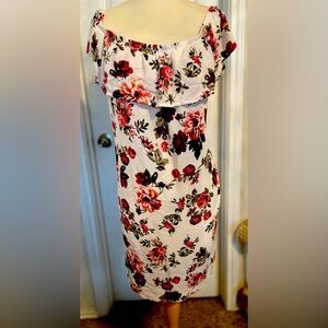 Floral Off-Shoulder Dress